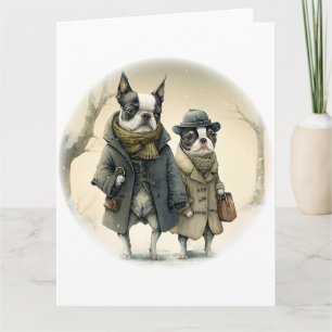 Carte Une marche hivernale