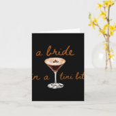 Carte Une Mariée Dans Un Style Café Tini Bit (Fleur jaune)