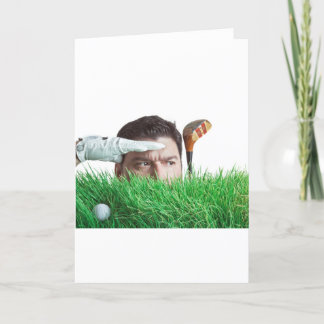 Carte Une mauvaise journée de golf vaut mieux qu'une bon