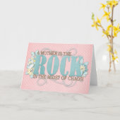 Carte Une mère est le rocher (Fleur jaune)