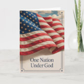 Carte Une nation sous Dieu (Devant)