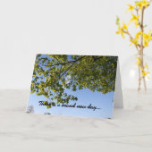 Carte Une note d'encouragement (Fleur jaune)