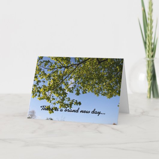 Carte Une note d'encouragement (Devant)
