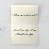 Carte Une Note Pour Vous.... (Intérieur)