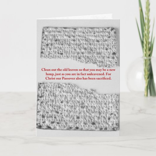 Carte Une nouvelle pompe : Réflexion sur la Pâque (Devant)