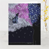 Carte Une nuit d'été avec Sirius (Fleur jaune)