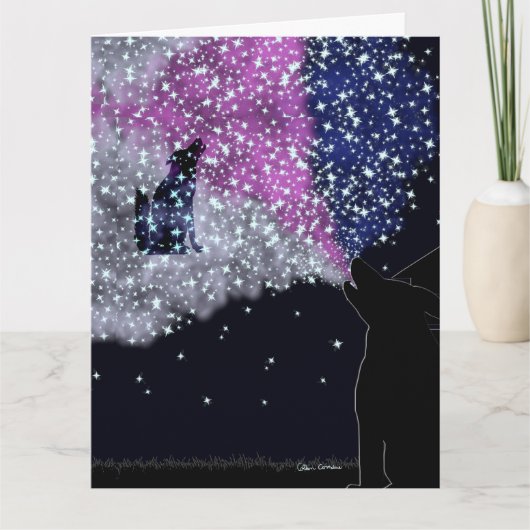 Carte Une nuit d'été avec Sirius (Devant)