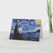 Carte Une nuit étoilée : Saint Remy par Vincent Van Gogh (Devant)