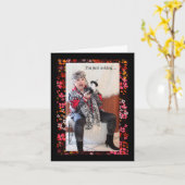 Carte Une pensée humoristique quand les biscuits tombent (Fleur jaune)