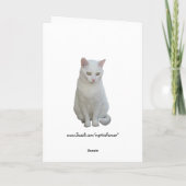 Carte Une pensée personnalisée de vous (Dos)