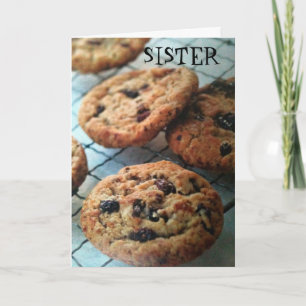 CARTE UNE PETITE COOKIE SOEUR-ANNIVERSAIRE