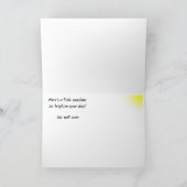 Carte Une peu de salutation de soleil (Intérieur)