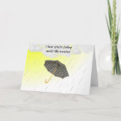 Carte Une peu de salutation de soleil (Devant)