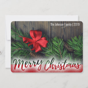 Carte Une photo complète Fêtes de Noël
