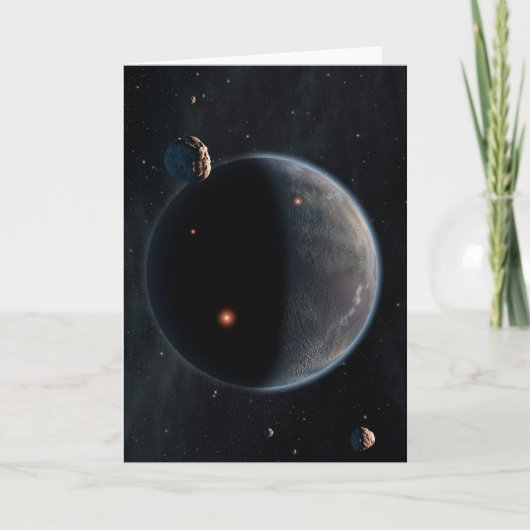 Carte Une Planète Comme La Terre Riche En Carbone Et Sèc (Devant)