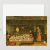 Carte Une poissonnerie par Frederick Walker (Devant / Derrière)