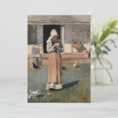 Carte Une poule malade | Winslow Homer (Debout devant)