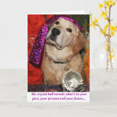 Carte Une prévision d'anniversaire (Fleur jaune)