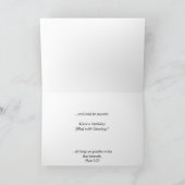 Carte Une prière d'anniversaire pour vous (Intérieur)