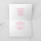 Carte Une prière du jour de mère (Intérieur)