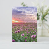 Carte Une Prière Pour Comprendre Quotidiennement Salutat (Debout devant)