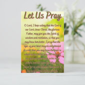 Carte Une Prière Pour La Sagesse Et L'Apocalypse Salutat (Debout devant)