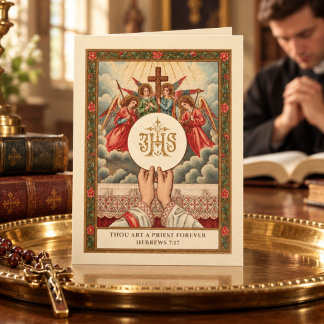 CARTE UNE PRIÈRE POUR LES SÉMINARISTES CATHOLIQUES RELIG