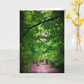 Carte Une promenade dans les bois (Fleur jaune)