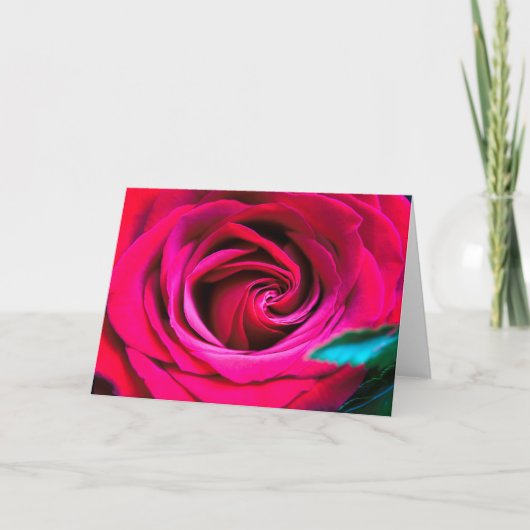 Carte Une rose n'est qu'une rose (Devant)