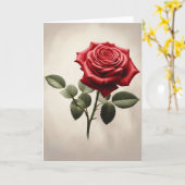 Carte Une rose pour toi (Fleur jaune)
