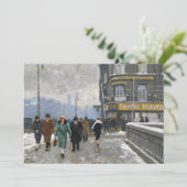 Carte Une rue d'hiver | Paul Fischer (Debout devant)