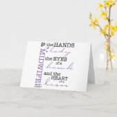 Carte Une sage-femme doit posséder .... (Fleur jaune)