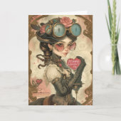 Carte Une Saint-Valentin Steampunk (Devant)