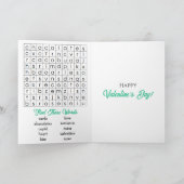 Carte Une Saint-Valentin sur le thème de la tortue douce (Intérieur)