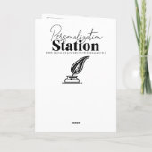 Carte Une Saint-Valentin sur le thème du possum doux (Dos)