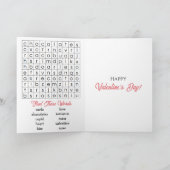 Carte Une Saint-Valentin sur le thème du possum doux (Intérieur)