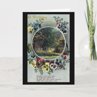 Carte Une salutation d'anniversaire