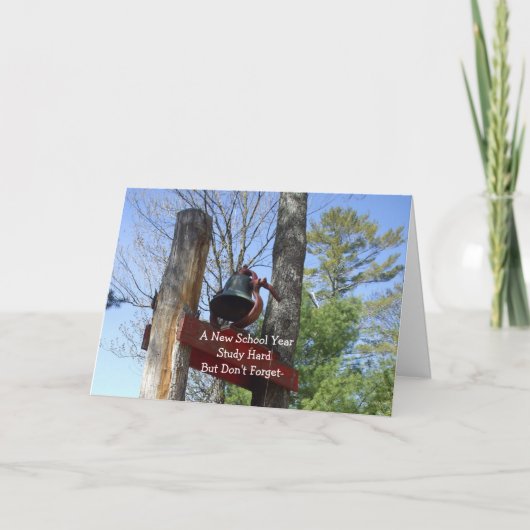 Carte Une scène de rentrée des classes - Scène de cloche (Devant)