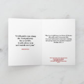 CARTE UNE SCRIPTURE POUR VOTRE 1ER ANNIVERSAIRE (Intérieur)