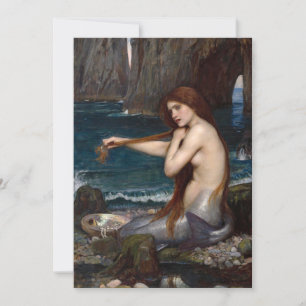 Carte Une sirène John William Waterhouse