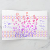 Carte Une soeur voeux d'anniversaire (Intérieur)