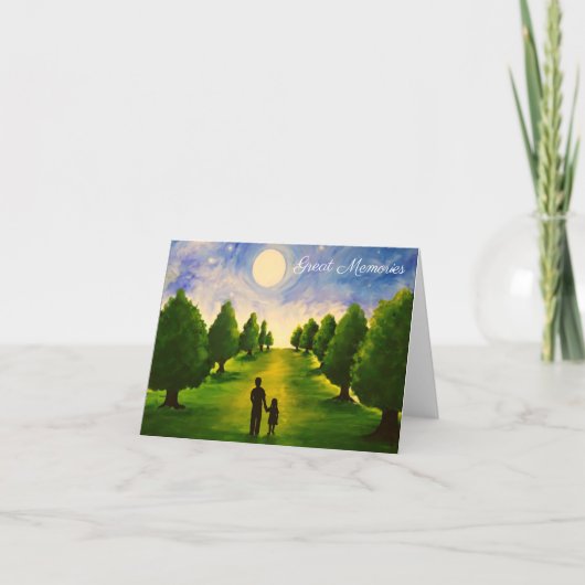 Carte Une soirée moderne avec lumière tamisée avec des a (Devant)