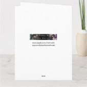 Carte Une sorcière d'Halloween Citrouille géante (Dos)