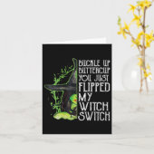 Carte Une Sorcière Femme Boucle Le Beurre Que Tu Viens D (Fleur jaune)