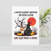 Carte Une Sorcière Ne Peut Survivre Seule Sur Le Vin Ell (Debout devant)