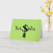 Carte Une sorcière riche (Fleur jaune)