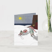 Carte Une souris de Noël (Devant)