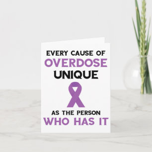 Carte Une Surdose Unique Causer Violet Ribbon Surdose Co