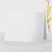 Carte Une surface entièrement blanche et sans fonctionna (Fleur jaune)