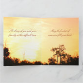 Carte Une sympathie profonde (Intérieur)